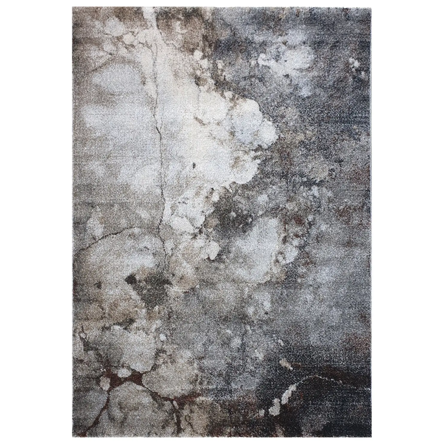 Spoltex, Kusový koberec Universe 841-86 grey/beige, 160x230, šedá, obývací pokoj