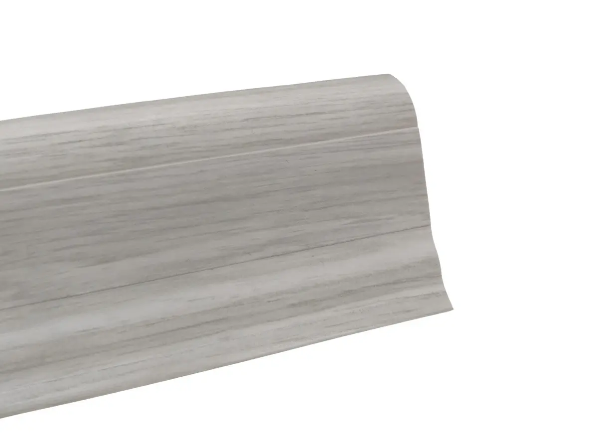 Döllken, DOPRODEJ: 2500x50x25 mm cm Soklová podlahová lišta SLK50 W648 white oak 2,5 m, 2500x50x25 mm, šedá