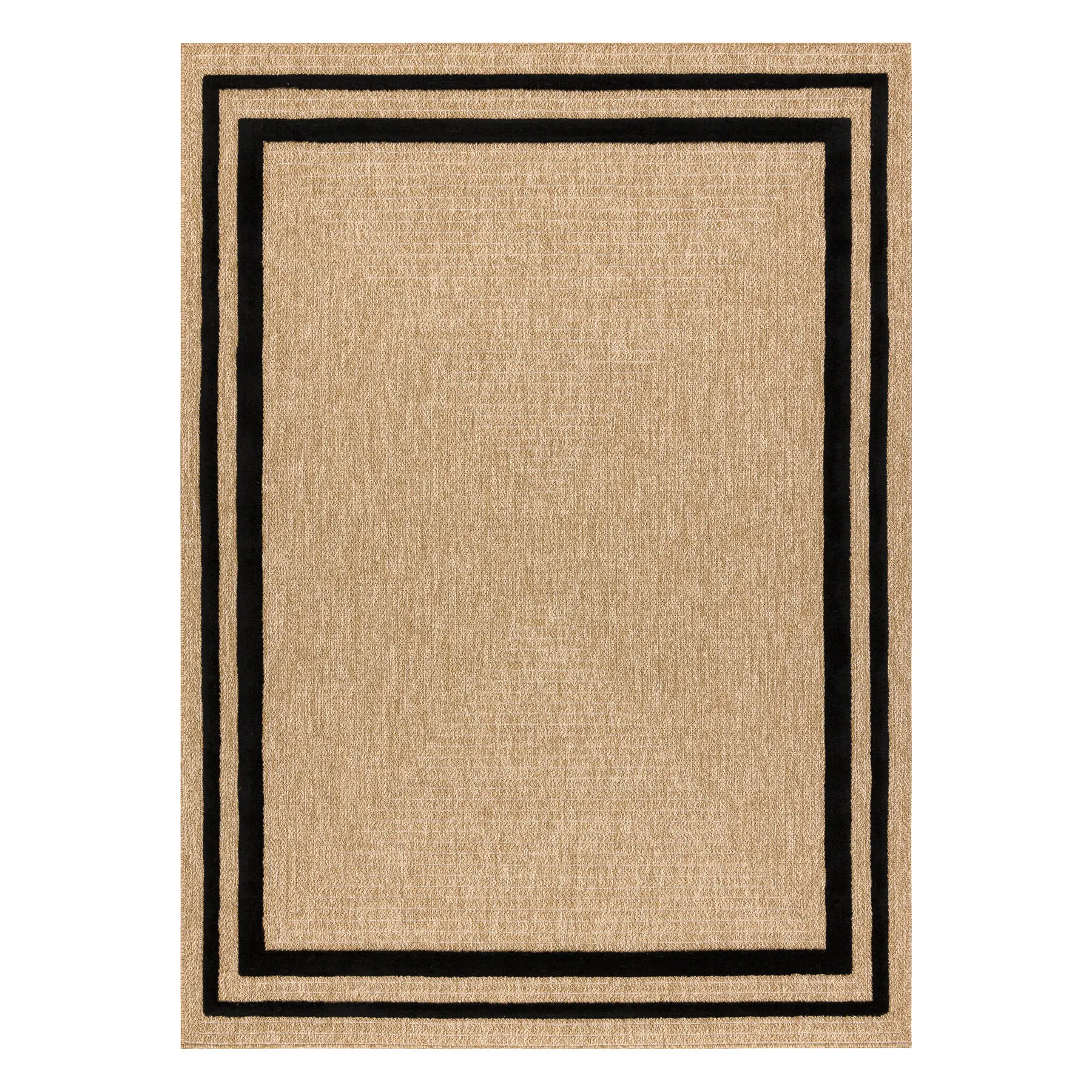 Dywany Łuszczów, Kusový koberec Spark 0687 beige/black, 160x220, béžová, chodba / předsíň