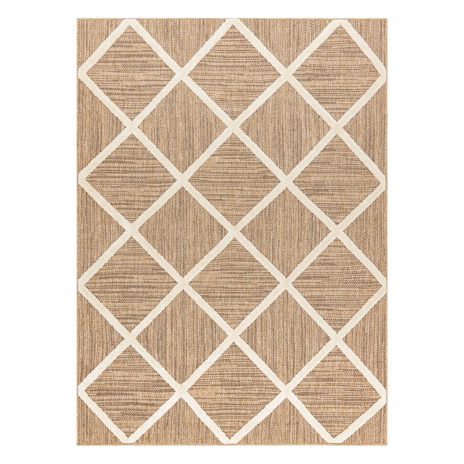 Dywany Łuszczów, Kusový koberec Spark 0708A beige/cream, 180x270, béžová, chodba / předsíň