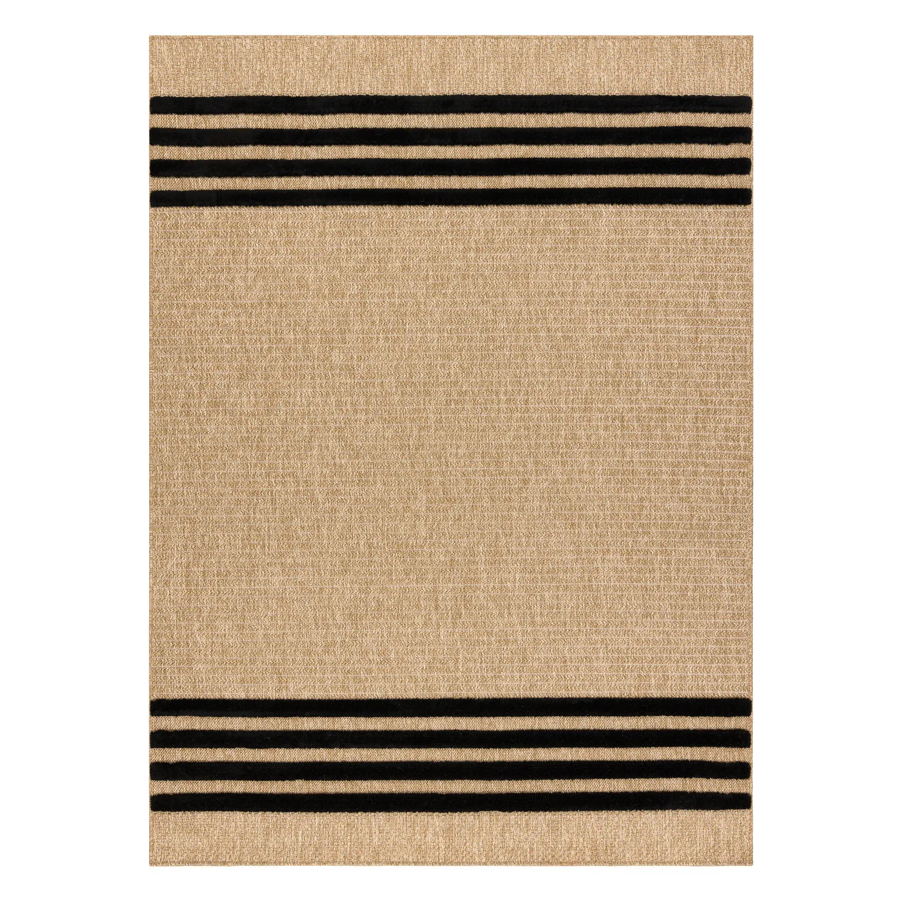 Dywany Łuszczów, Kusový koberec Spark 0689 beige/black, 120x170, béžová, chodba / předsíň