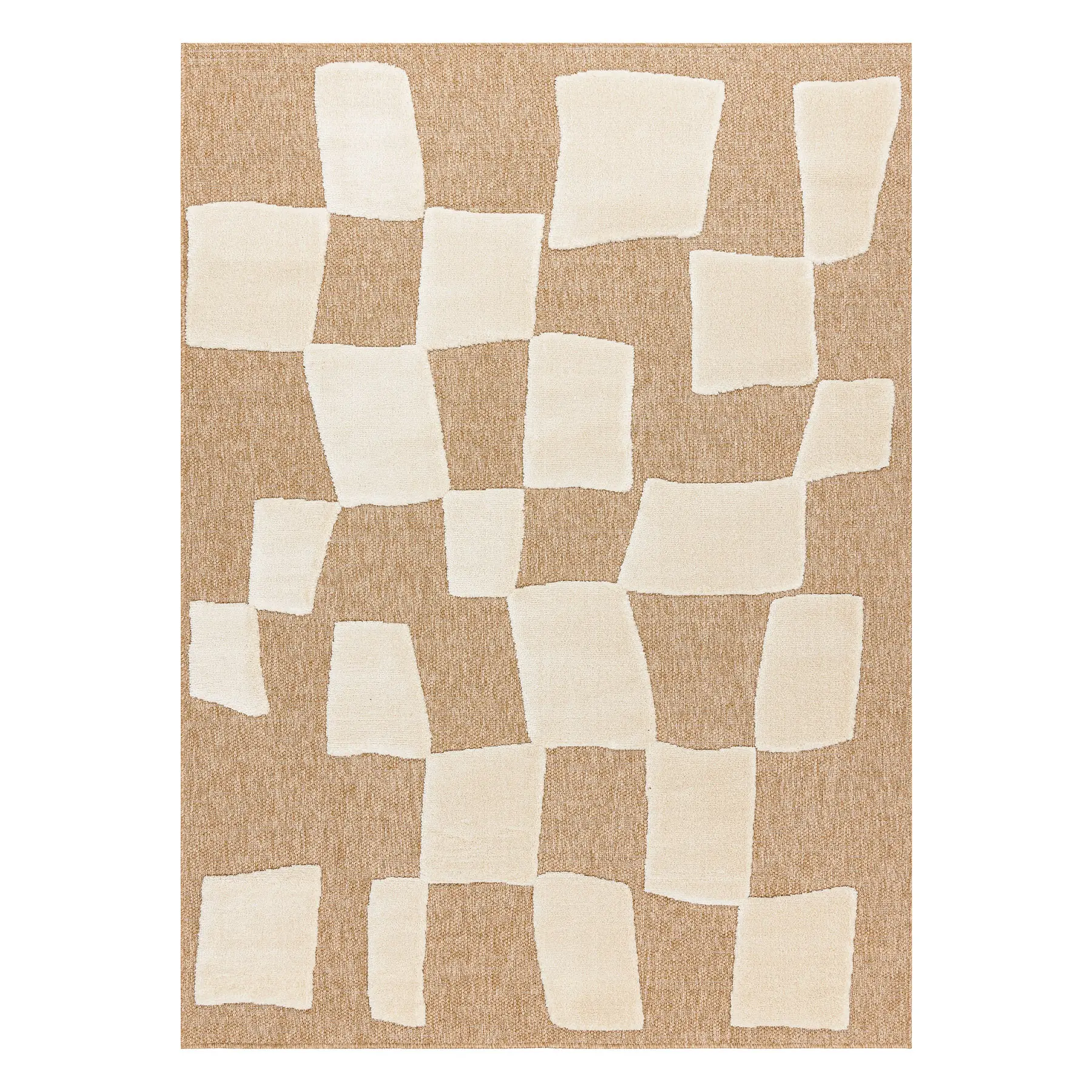 Dywany Łuszczów, Kusový koberec Spark 0710A beige/cream, 200x290, béžová, chodba / předsíň