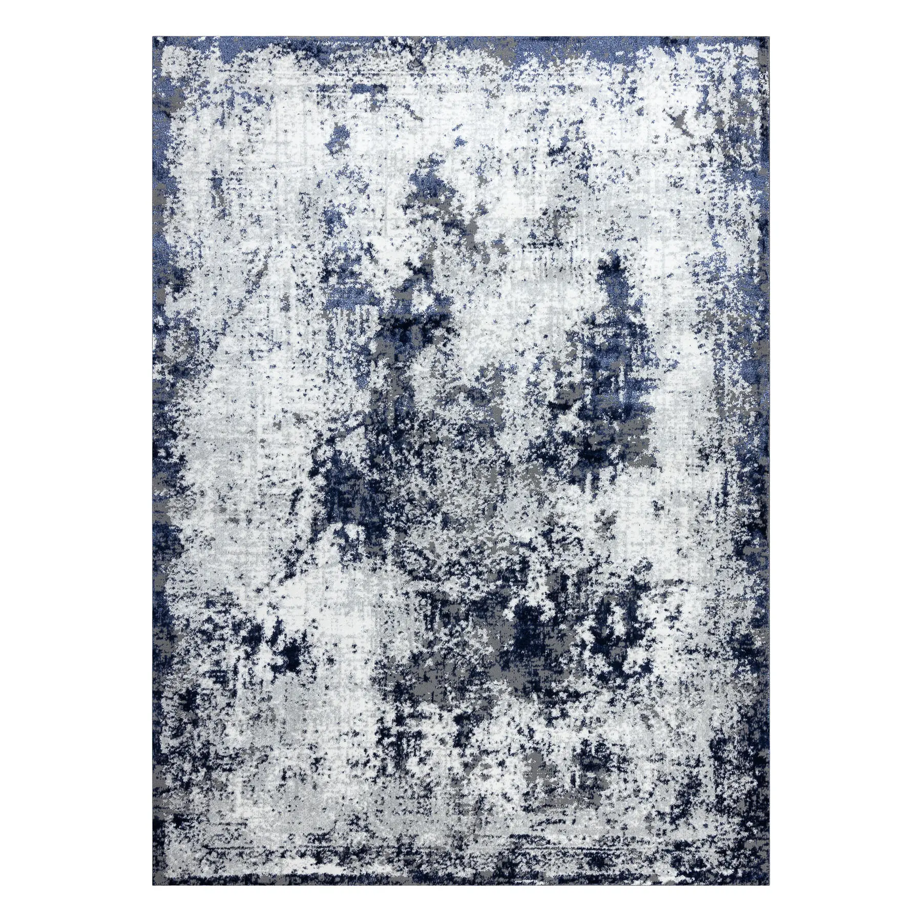 Dywany Łuszczów, Kusový koberec Allure 1959 white/blue, 160x220, modrá, kancelář