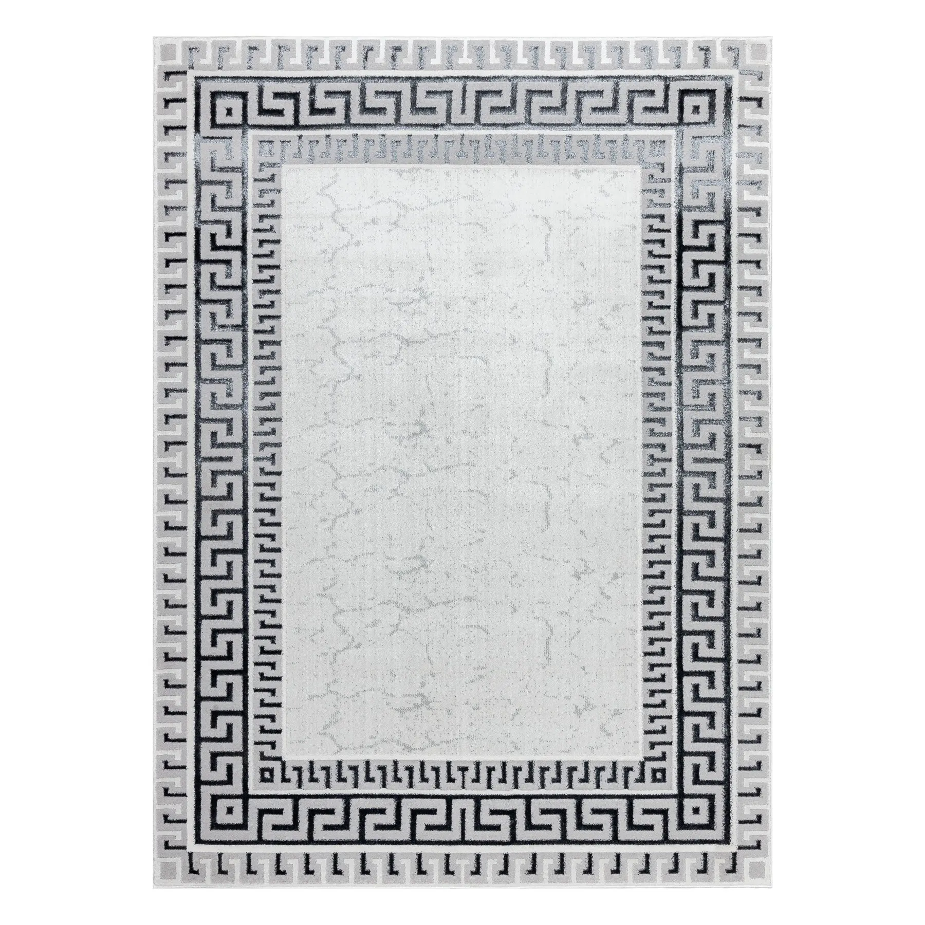 Dywany Łuszczów, Kusový koberec Allure 1960 white/grey, 200x290, šedá, kancelář
