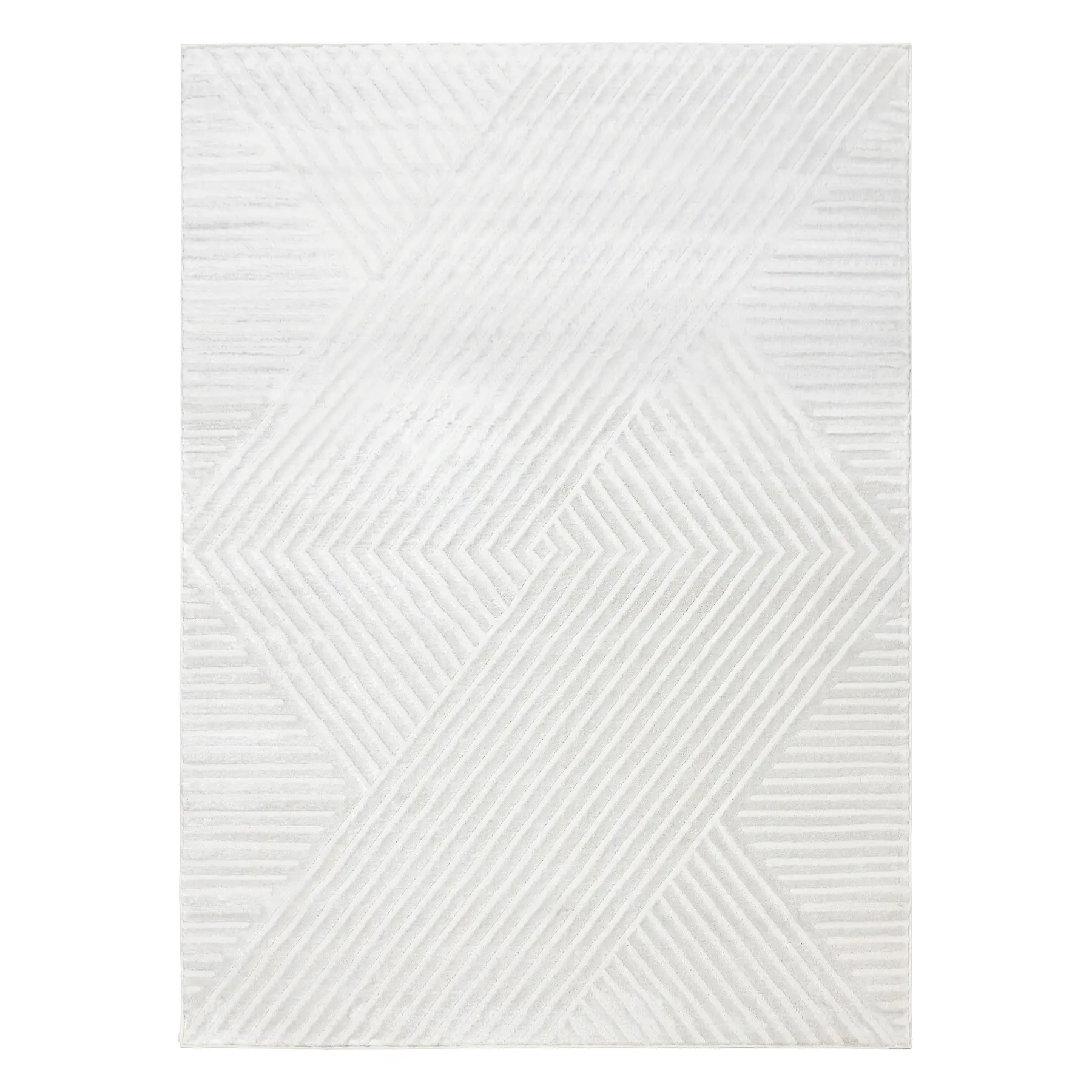 Dywany Łuszczów, Kusový koberec Balance 1503 cream, 140x190, bílá, ložnice