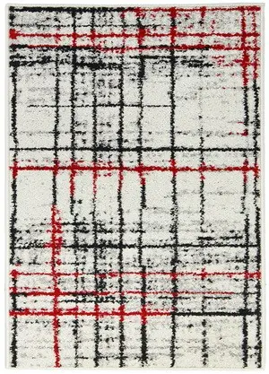 Oriental Weavers, Kusový koberec Lotto 406 FM6 W, 67x120, béžová, chodba / předsíň
