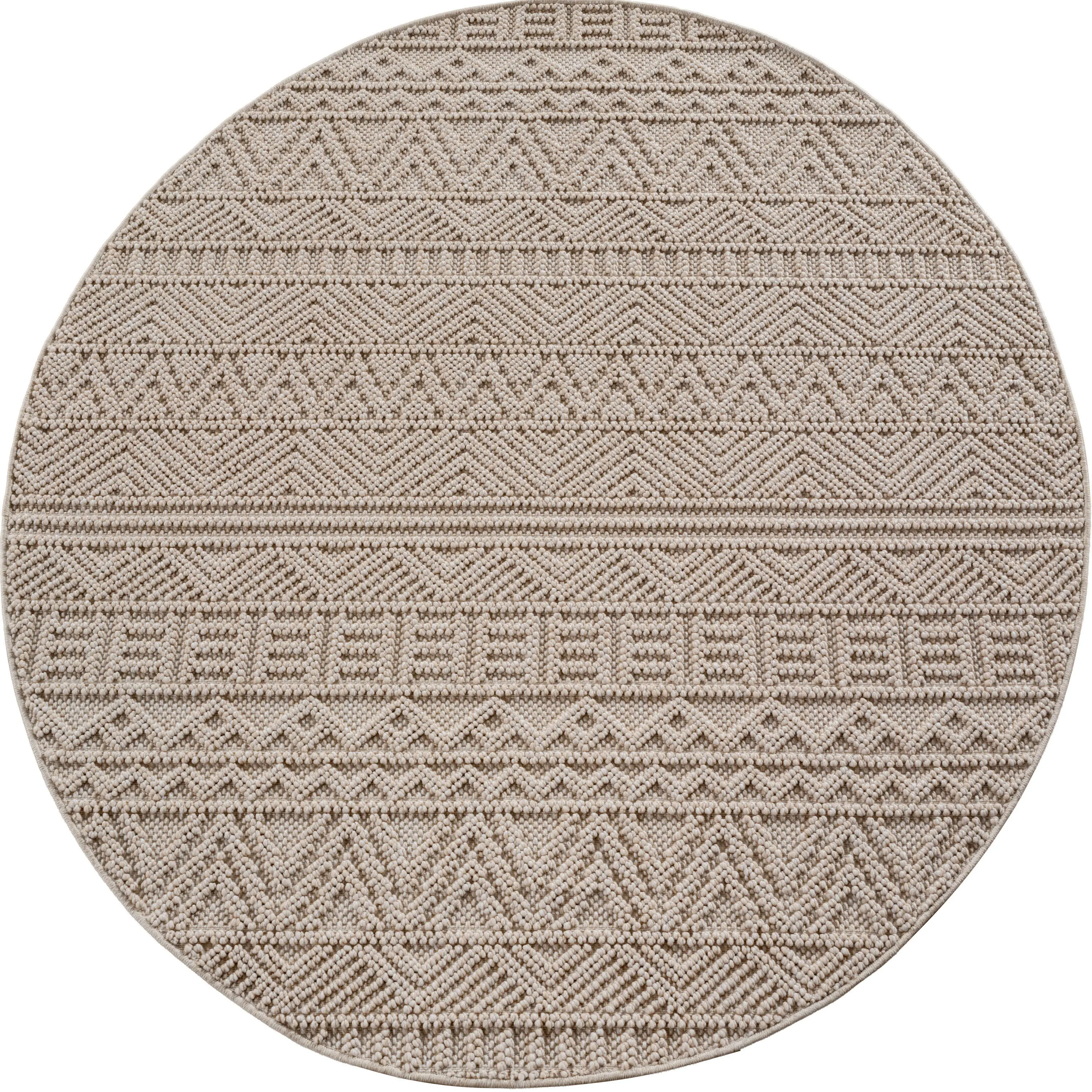 Ayyildiz, Kusový koberec Helix 2202 beige kruh,