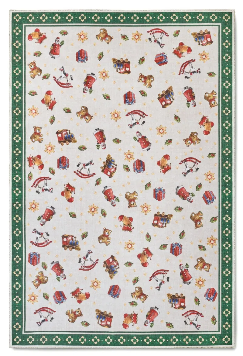 Villeroy & Boch, DOPRODEJ: 160x230 cm Kusový koberec Villeroy & Boch Toy's delight s potiskem 106193 Green, Multicolor, 160x230, zelená, obývací pokoj
