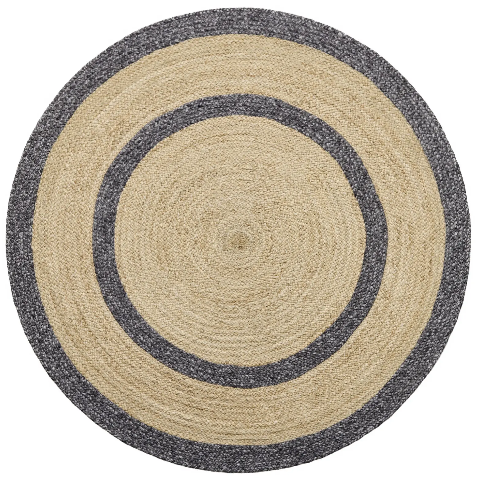 Diamond Carpets India, Ručně vázaný kusový koberec Nora J-48 Natural kruh, 80x80 (průměr) kruh, béžová, chodba / předsíň