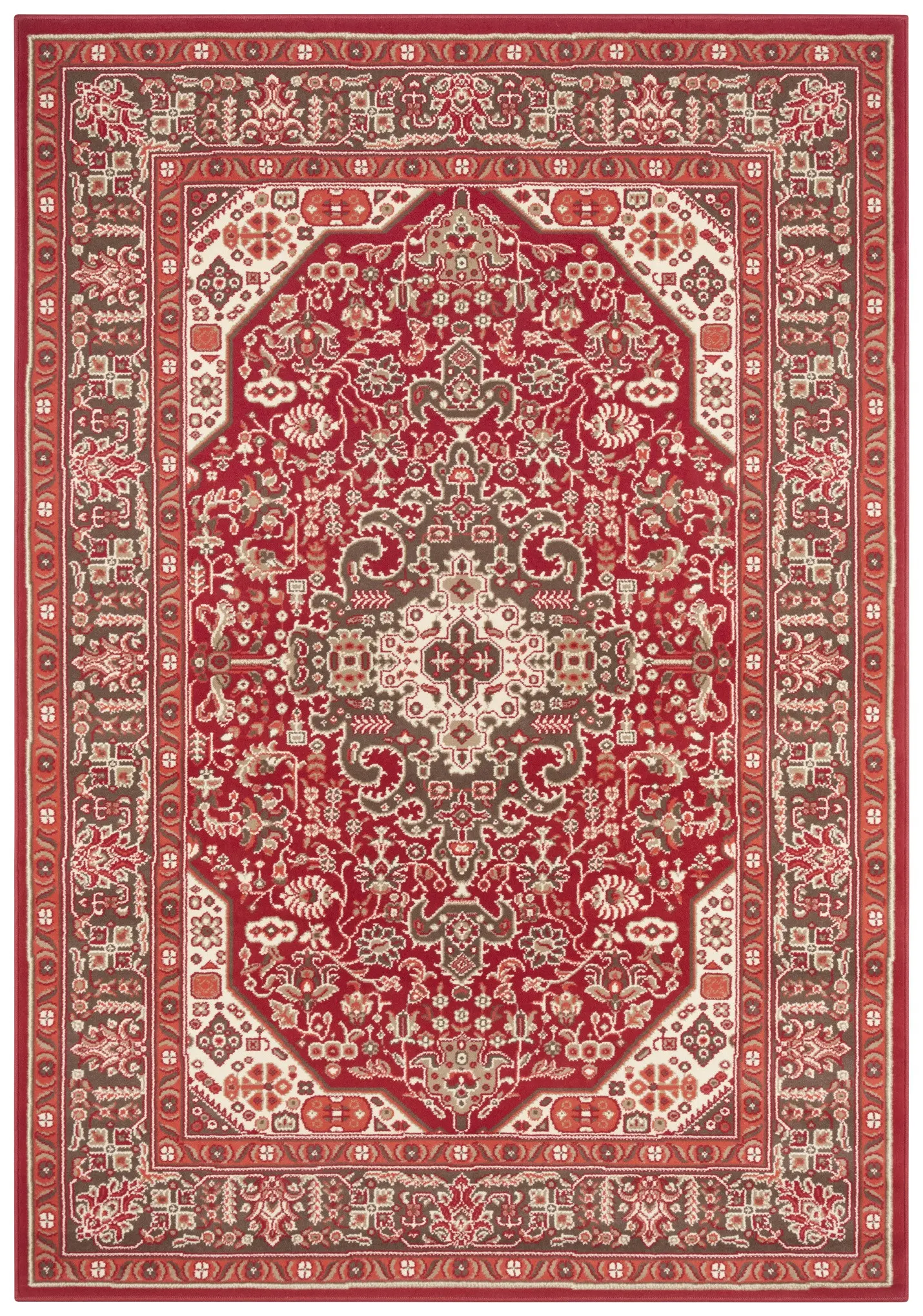 Hanse Home, AKCE: 80x250 cm Kusový koberec Mirkan 104098 Oriental red, červená, chodba / předsíň