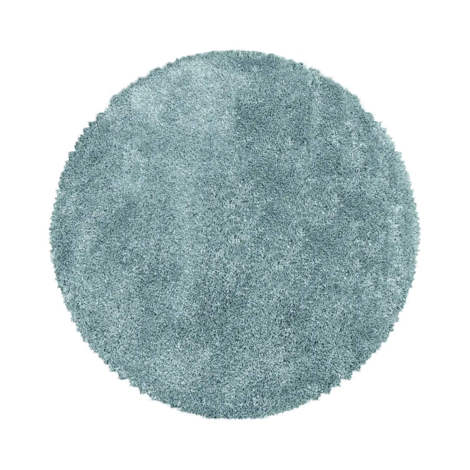 Koberec Fluffy Super Soft azurový kruh