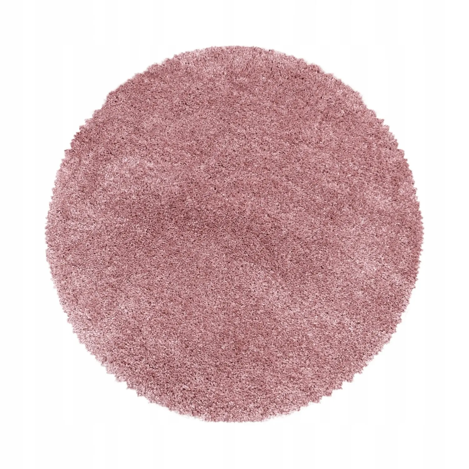 Kusový koberec Fluffy Shaggy 3500 rose kruh 120x120 cm