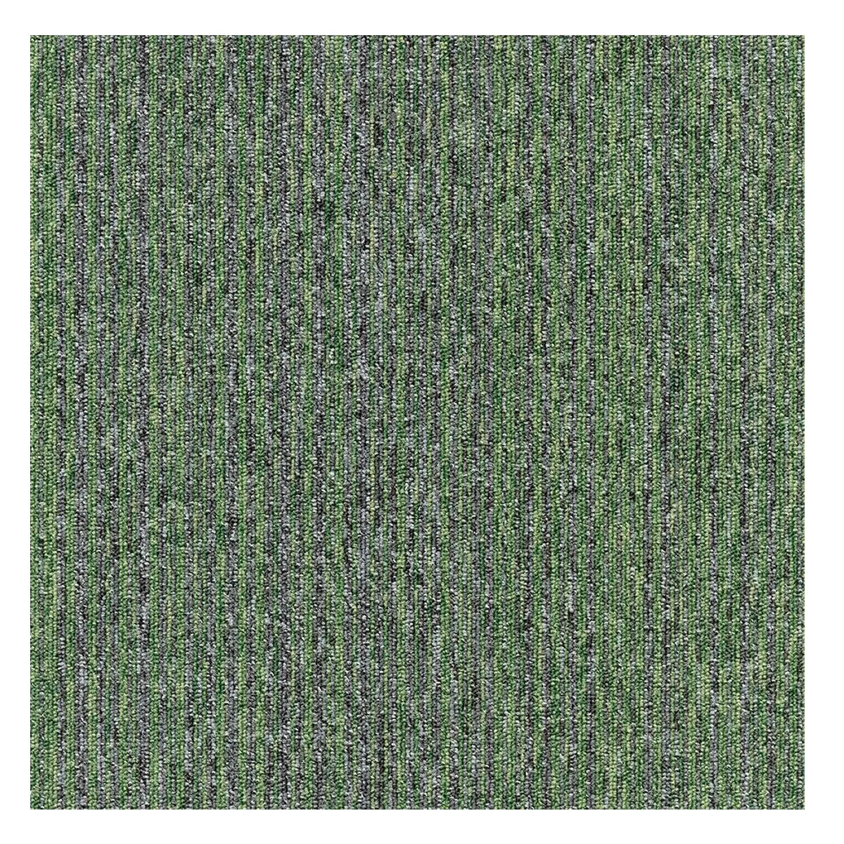 Tapibel, Kobercový čtverec Coral Lines 60376-50 zeleno-šedý 50 x 50 cm, chodba / předsíň