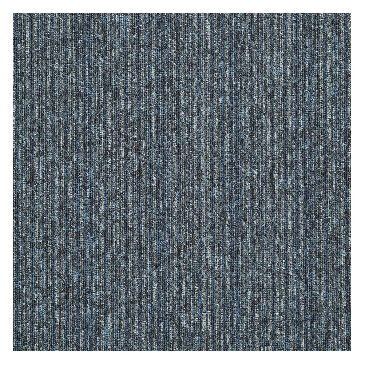 Balta, Kobercový čtverec Sonar Lines 4183 modrošedý 50 x 50 cm, chodba / předsíň
