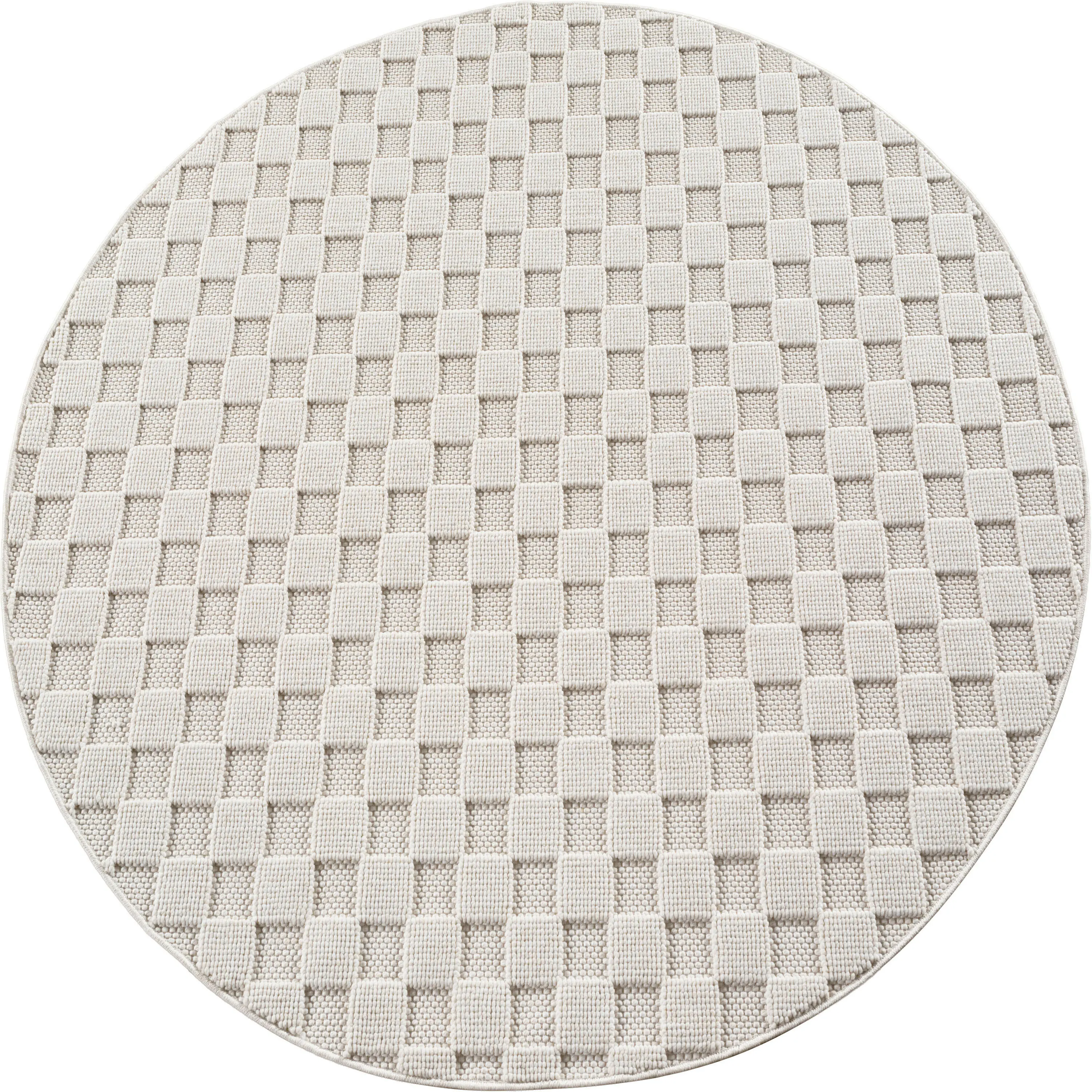 Ayyildiz, AKCE: 💧🛡️200x200 cm Kusový koberec Helix 2203 cream kruh + aplikovaná impregnace, bílá, chodba / předsíň