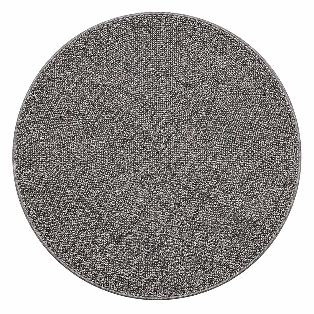 Vopi, Kusový koberec Madrid šedý kruh, 67x67 (průměr) kruh, šedá, chodba / předsíň