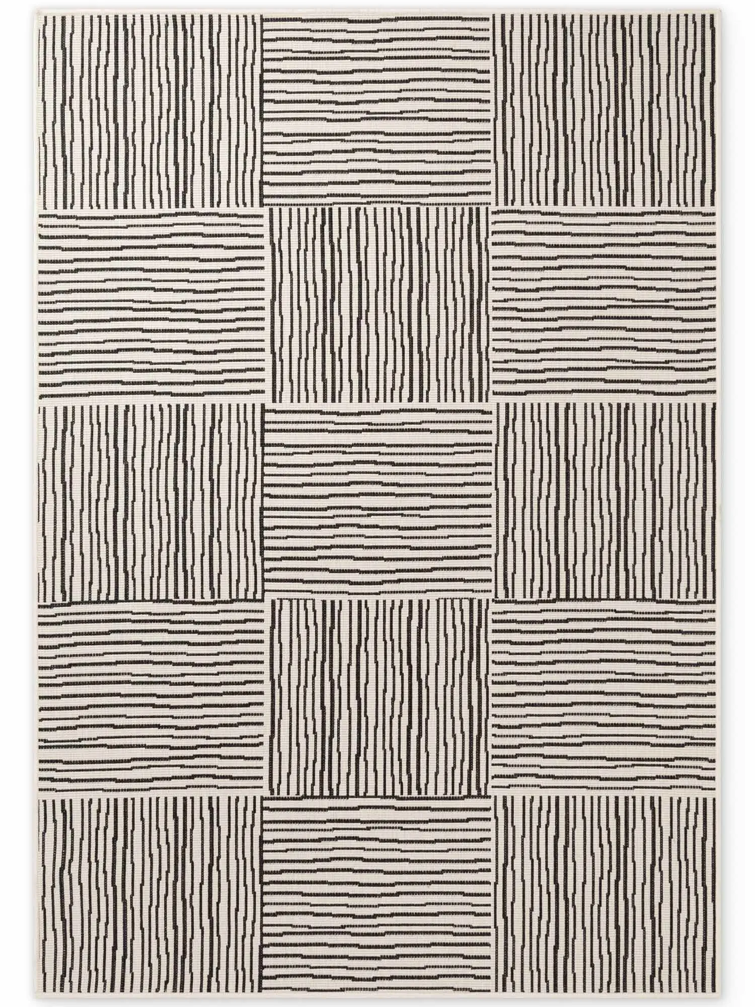 Ted Baker, Kusový koberec Ted Baker Haringey 106372 Black White, 200x300, černobílá, chodba / předsíň