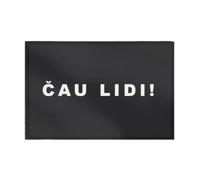 GDmats, POSLEDNÍ ŠANCE: Rohožka Čau lidi 40x60 cm - na ven i na doma, 40x60, šedá