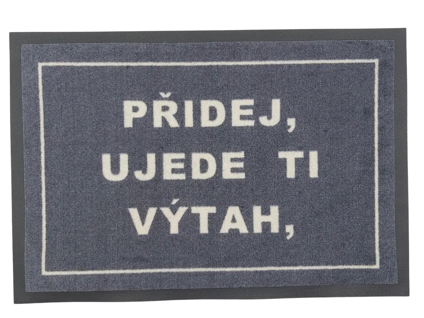 GDmats, POSLEDNÍ ŠANCE: Rohožka Přidej, ujede ti výtah 40x60 cm - na ven i na doma, 40x60, šedá