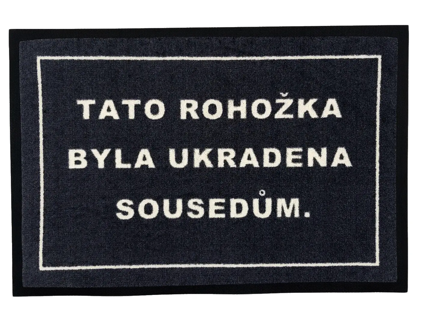 GDmats, POSLEDNÍ ŠANCE: Tato rohožka byla ukradena sousedům 40x60 cm - na ven i na doma, 40x60, šedá