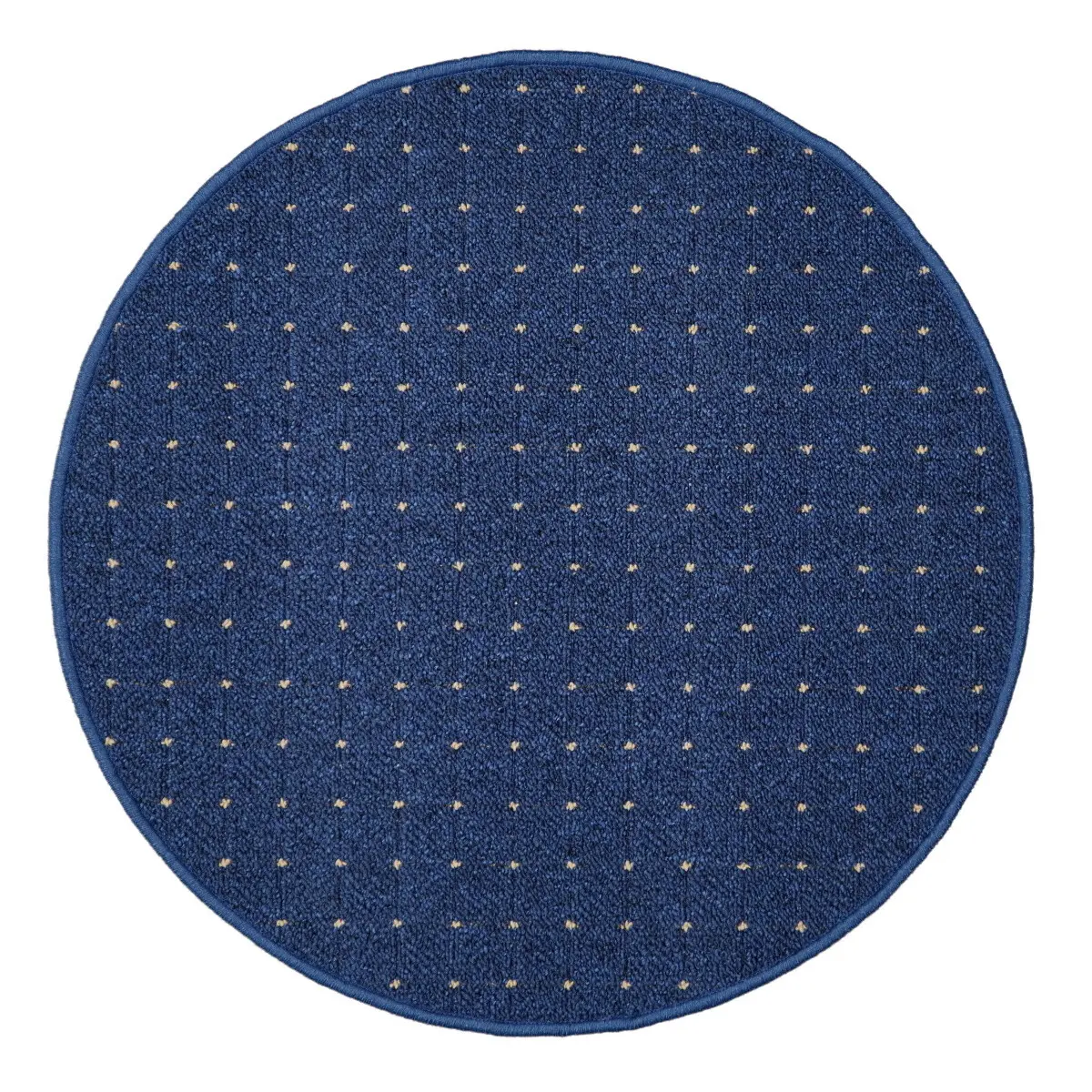 Condor Carpets, Kusový koberec Udinese modrý kruh, 160x160 (průměr) kruh, šedá, chodba / předsíň