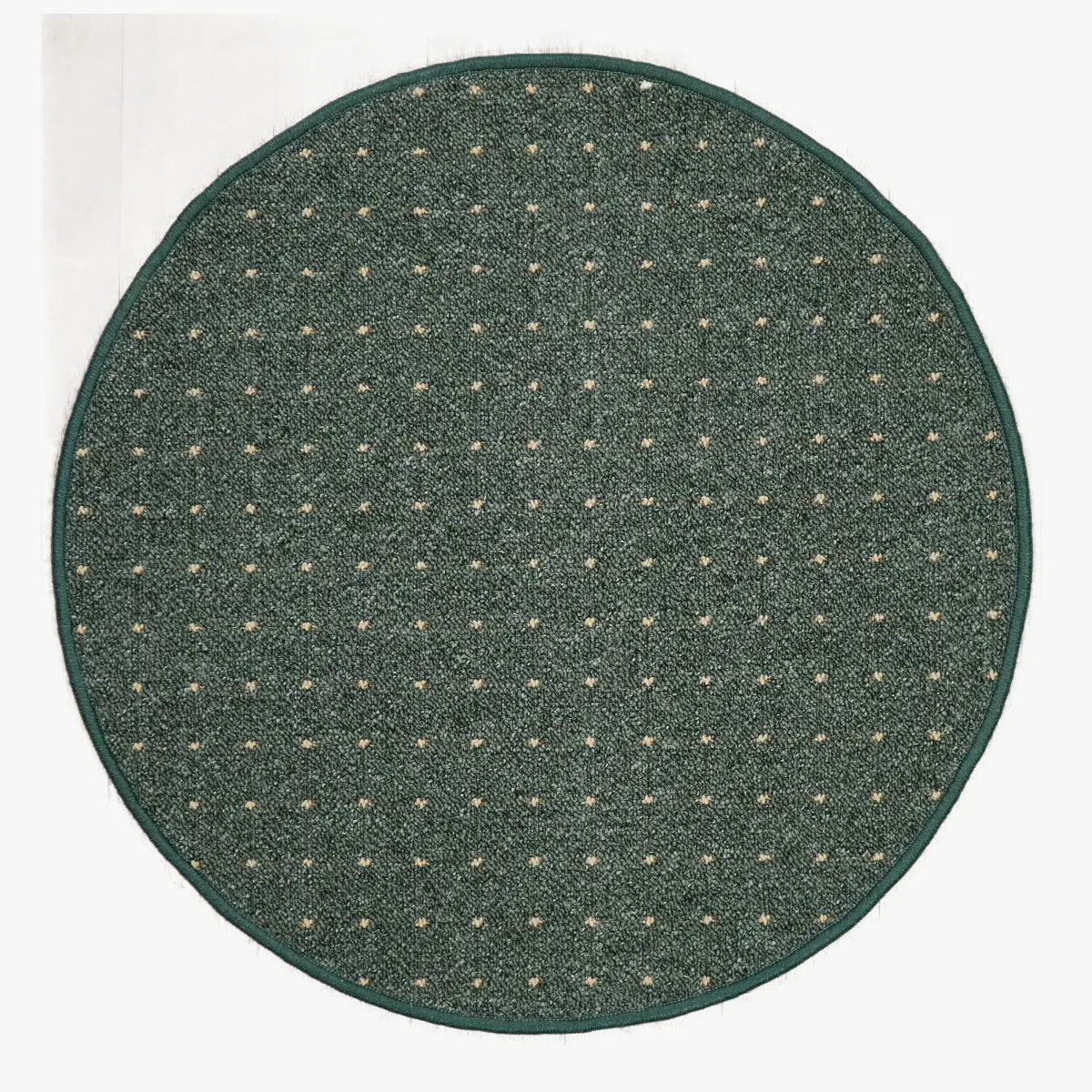 Condor Carpets, Kusový koberec Udinese zelený kruh, 100x100 (průměr) kruh, zelená, chodba / předsíň