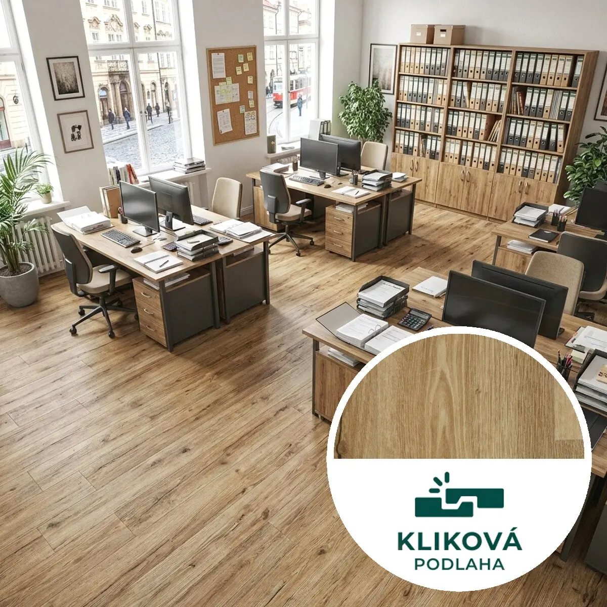 EgibiFloors Vinylová podlaha SPC RIGID Premium line 5,5mm (2,1706m2) Barva: