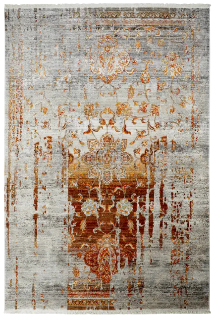 Obsession, AKCE: 💧🛡️120x170 cm Kusový koberec Laos 453 TERRA + aplikovaná impregnace, oranžová, chodba / předsíň
