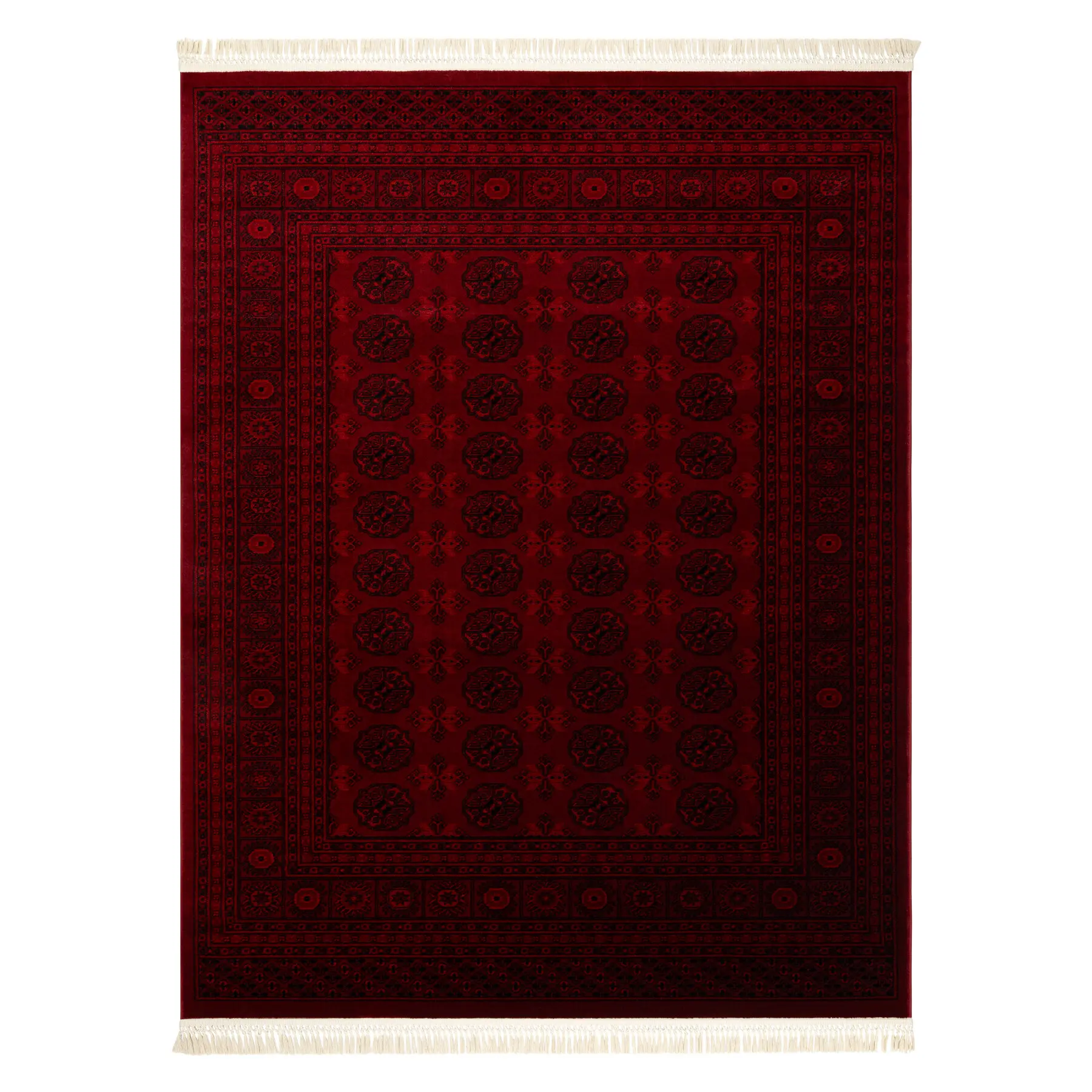 Dywany Łuszczów, Kusový koberec Orient 6889 vínový, 100x200, červená, kancelář