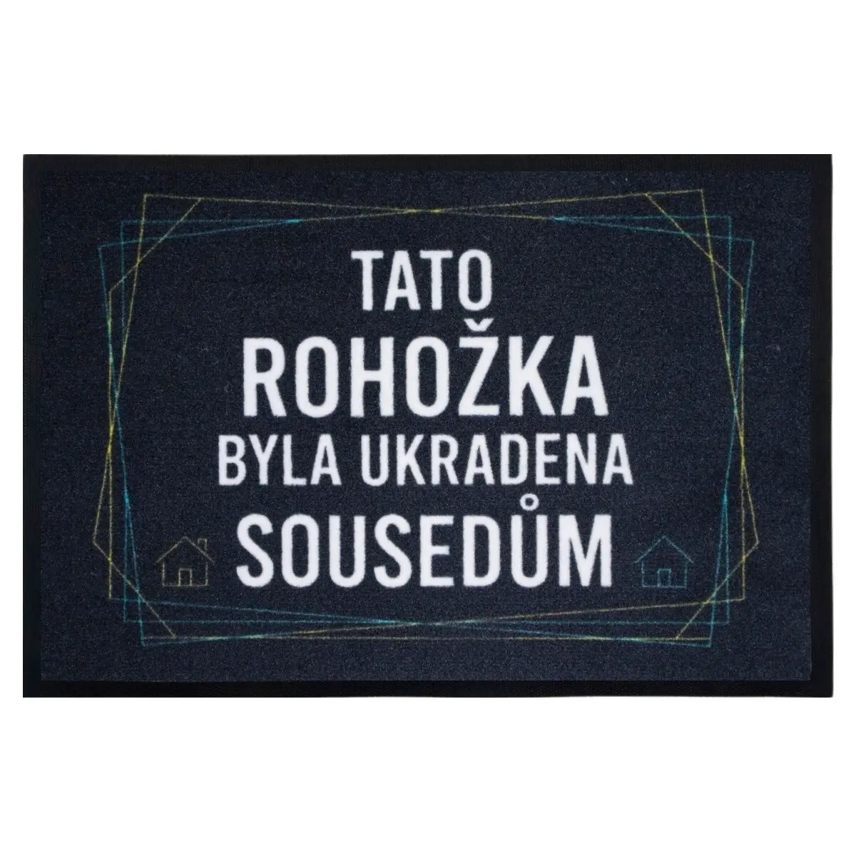 Mercury Flooring, Tato rohožka byla ukradena sousedům 40x60 cm - na ven i na doma, 40x60, černá