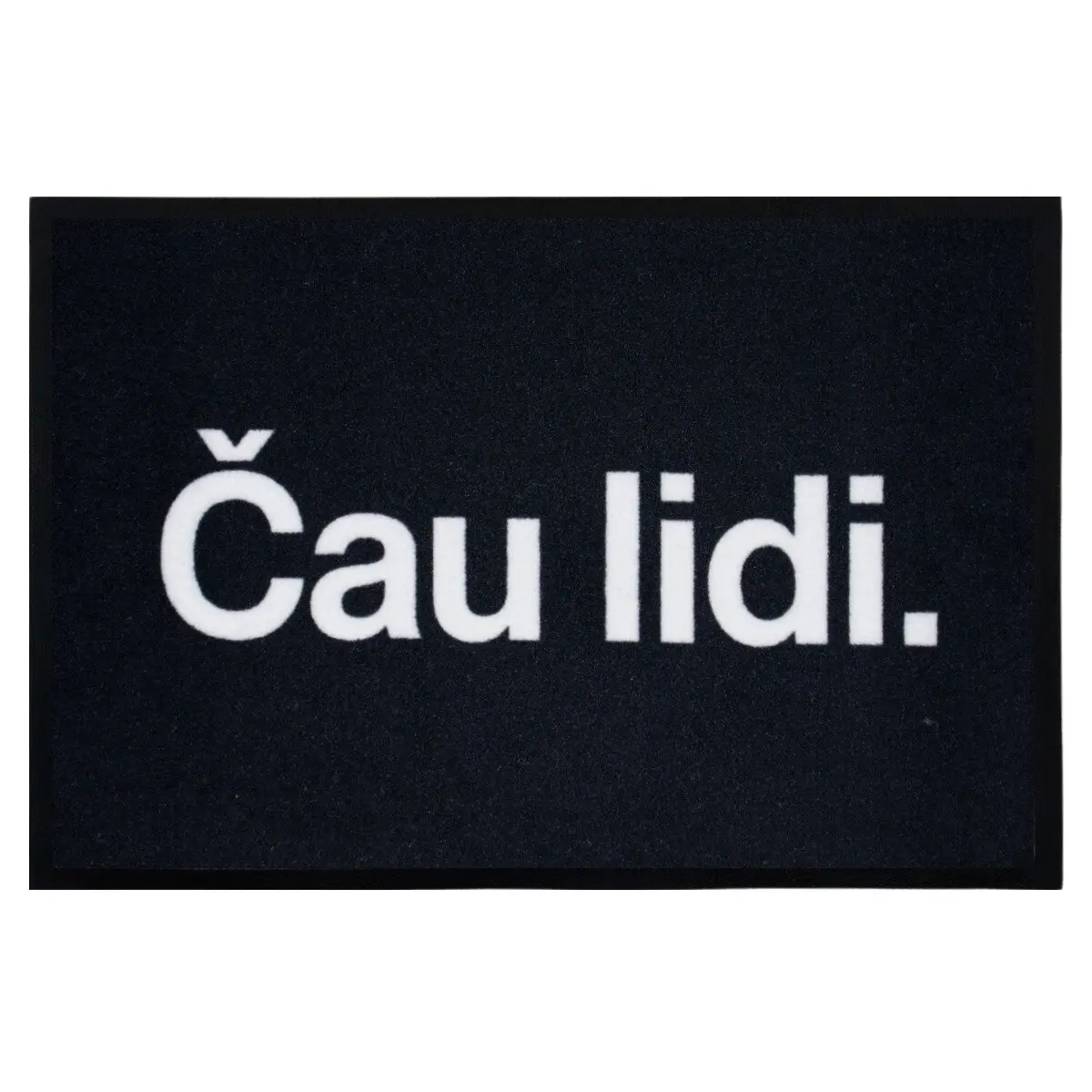 Mercury Flooring, Rohožka Čau lidi 40x60 cm - na ven i na doma, 40x60, černá
