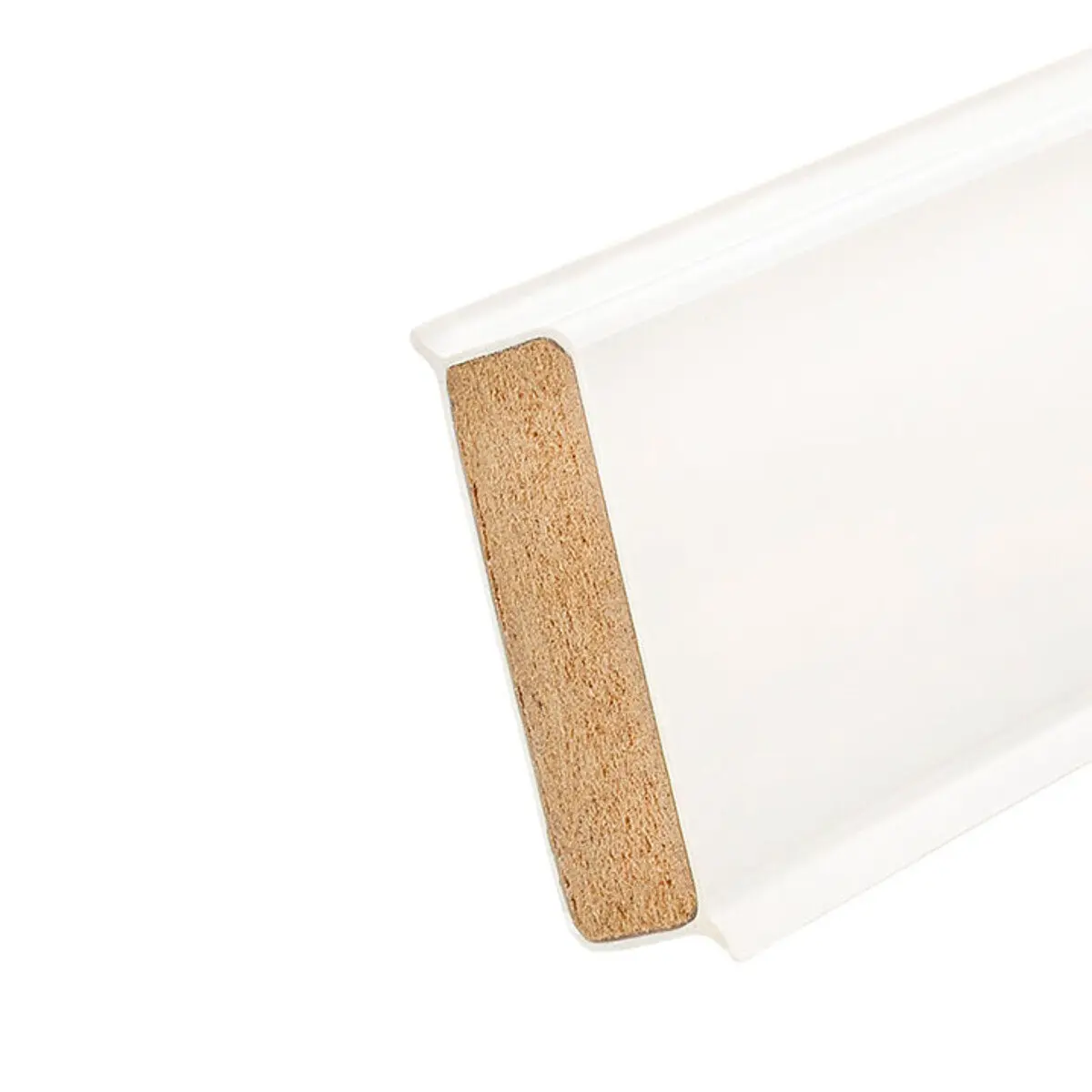 Döllken, Podlahová lišta Cubu Dekor flex life 60 bílá 2,5 m, 2500x60x13mm, bílá