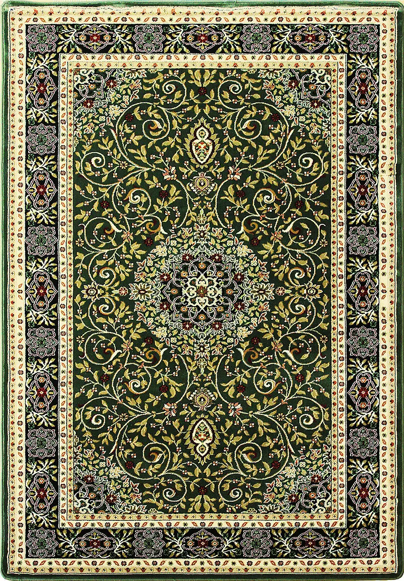 Berfin Dywany, AKCE: 300x400 cm Kusový koberec Anatolia 5858 Y (Green), zelená, kancelář