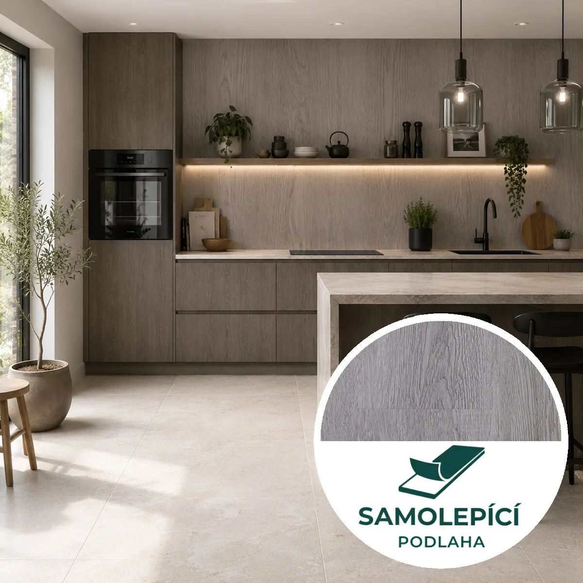 EgibiFloors Vinylová podlaha LVT Peel & Stick 2,0mm (3,6232m2) Barva: VANCOUVER