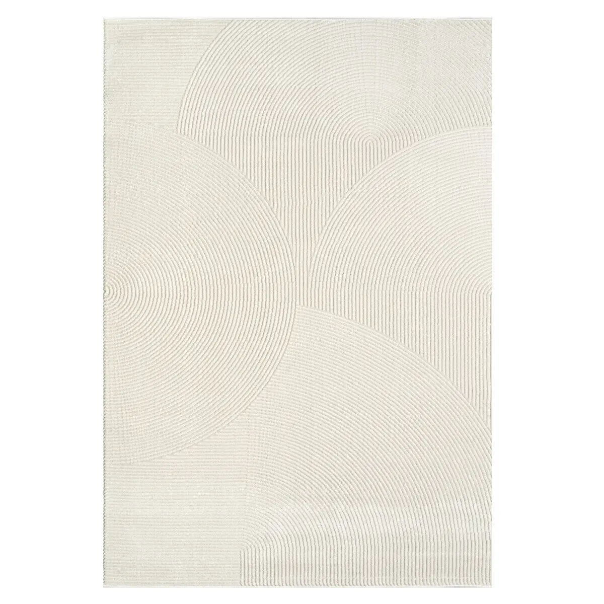 Angel Carpet, Kusový koberec Zafiro 25 Cream, 80x150, bílá, kancelář