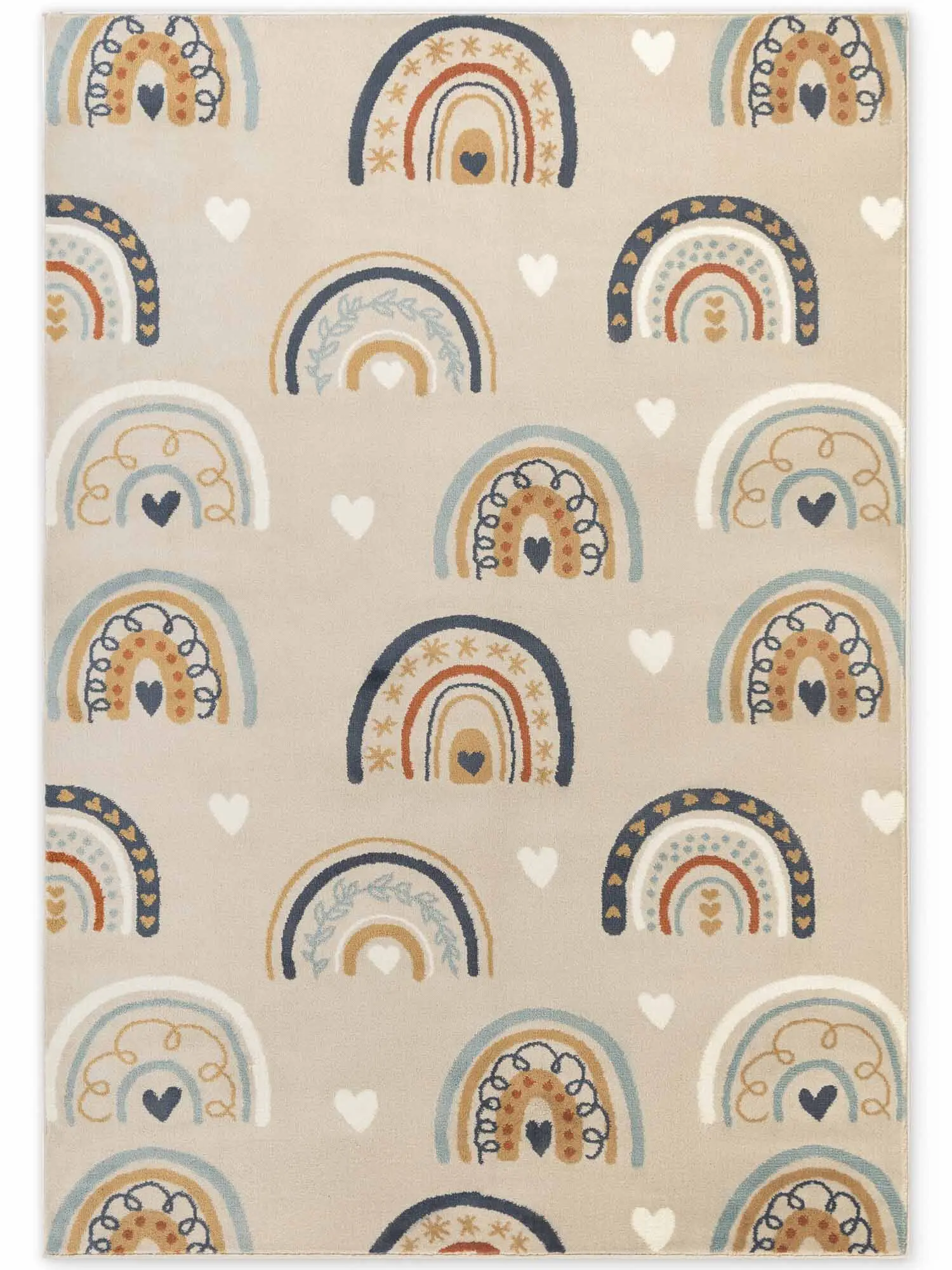 Hanse Home, Dětský koberec Adventures 106416 Beige Multicolor, 160x235, vícebarevná, dětský pokoj