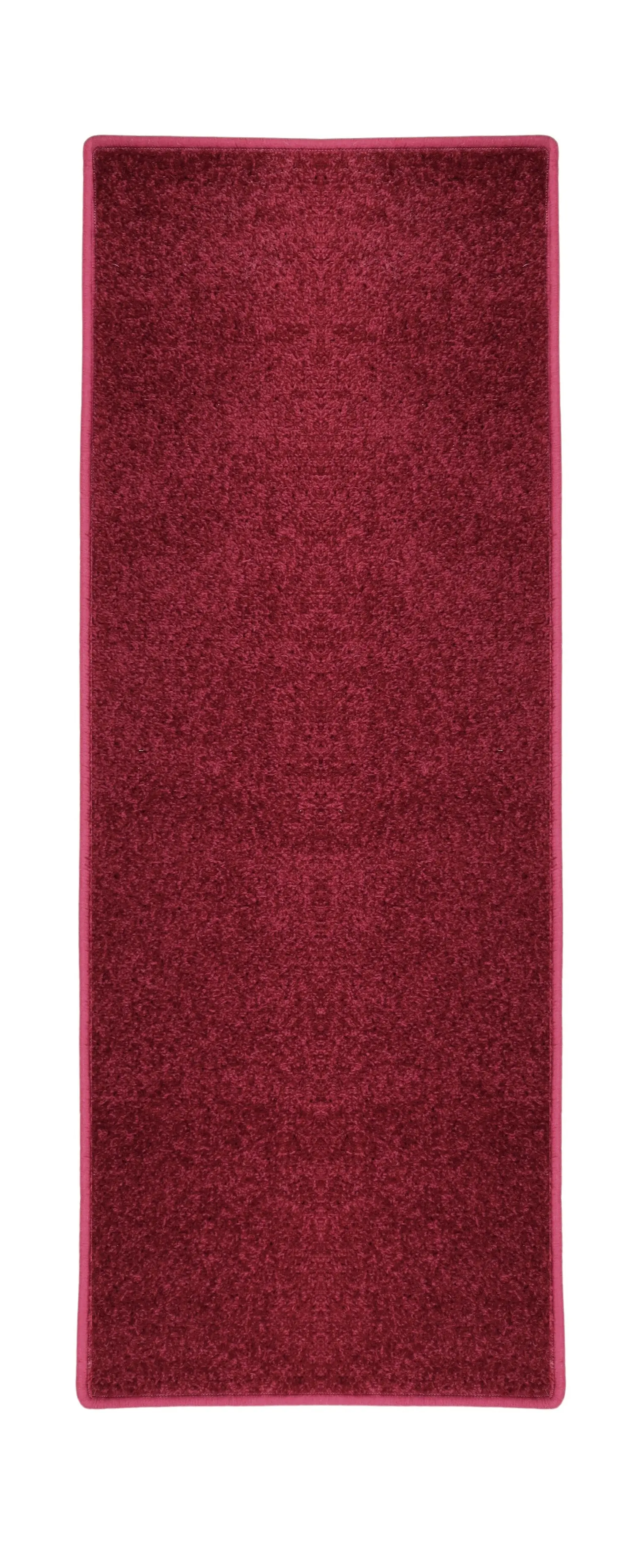 Vopi, AKCE: 300x60 cm Běhoun na míru Eton vínově červený - obšitý ze všech stran, červená, chodba / předsíň