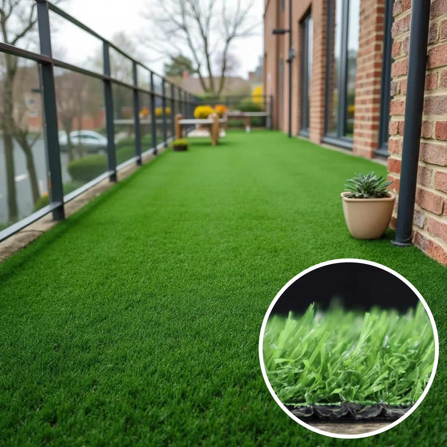 Trade Concept, AKCE: 150x250 cm Umělá tráva Pure Green, zelená, exteriér