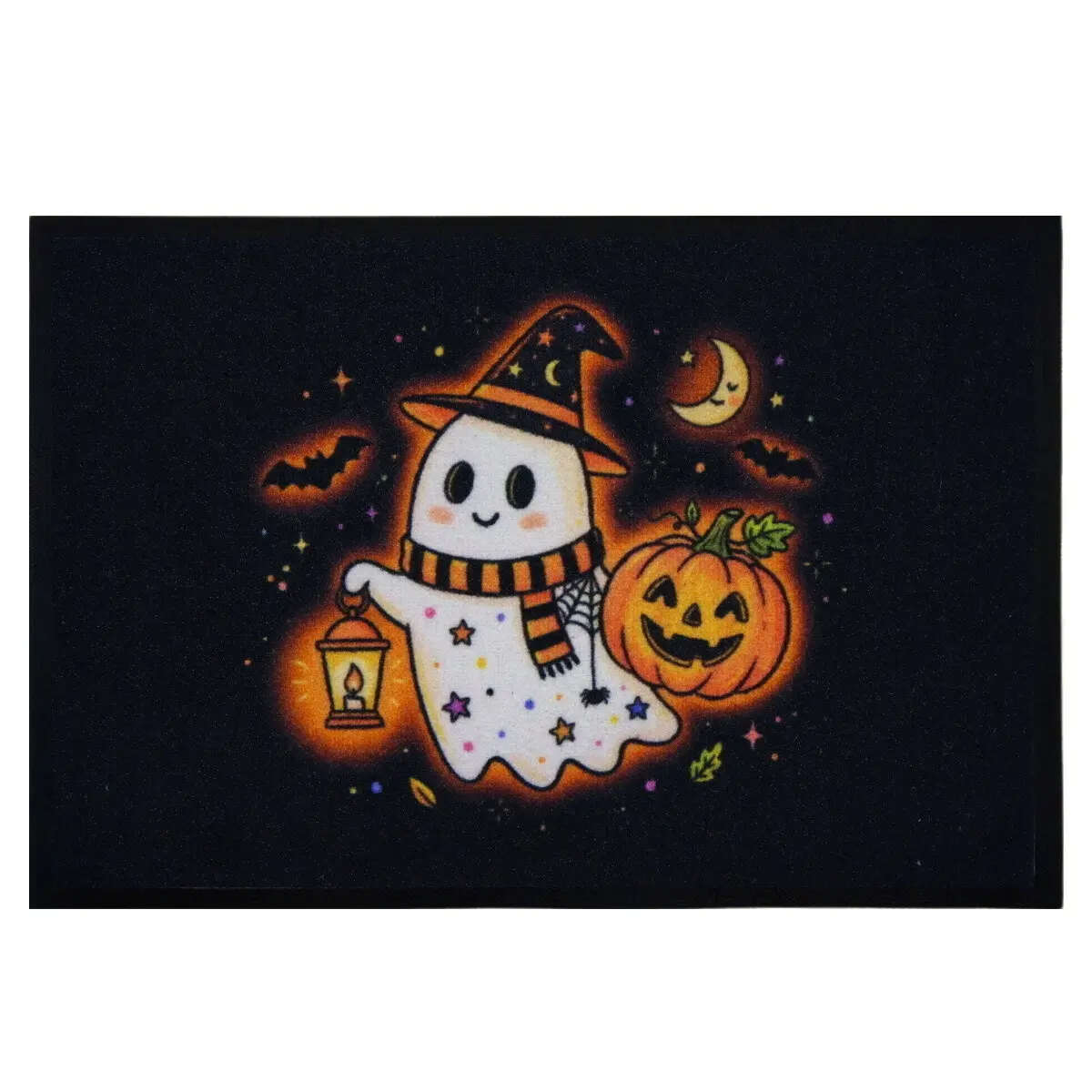 Mercury Flooring, Rohožka Halloweenský duch 40x60 cm, 40x60, černá