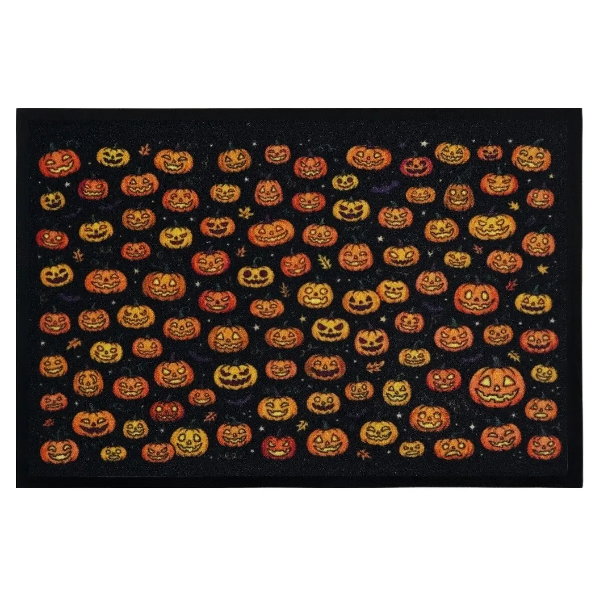 Mercury Flooring, Rohožka Halloweenský dýňobraní 40x60 cm, 40x60, černá
