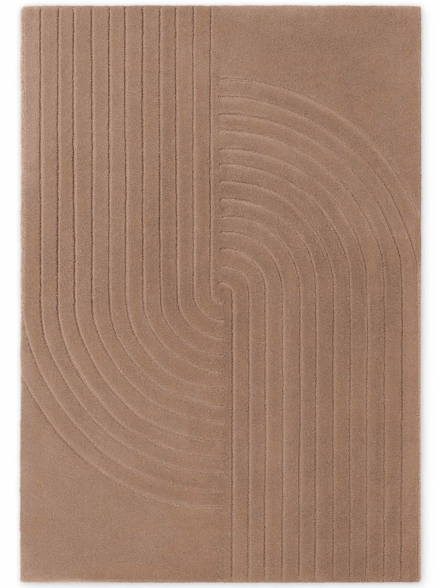 Vikosa, Kusový koberec Vikosa Arcura 106300 Brown, 160x230, hnědá, ložnice