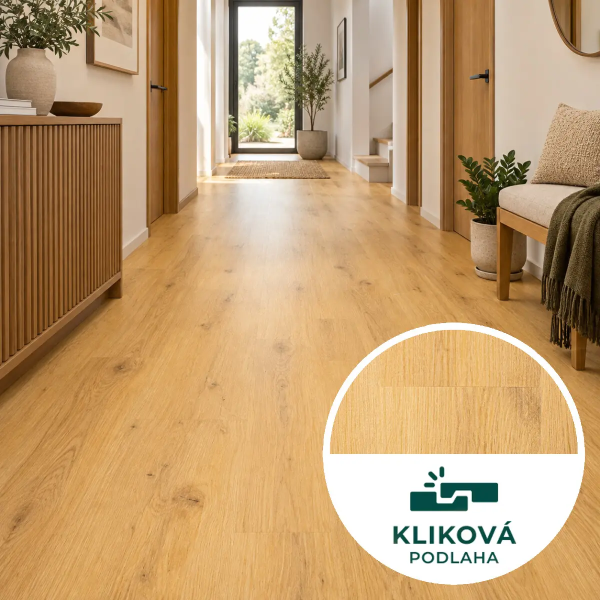 Egibi, Vinylová podlaha kliková Canadian Design Premium Hudson, 1190 x 228 mm