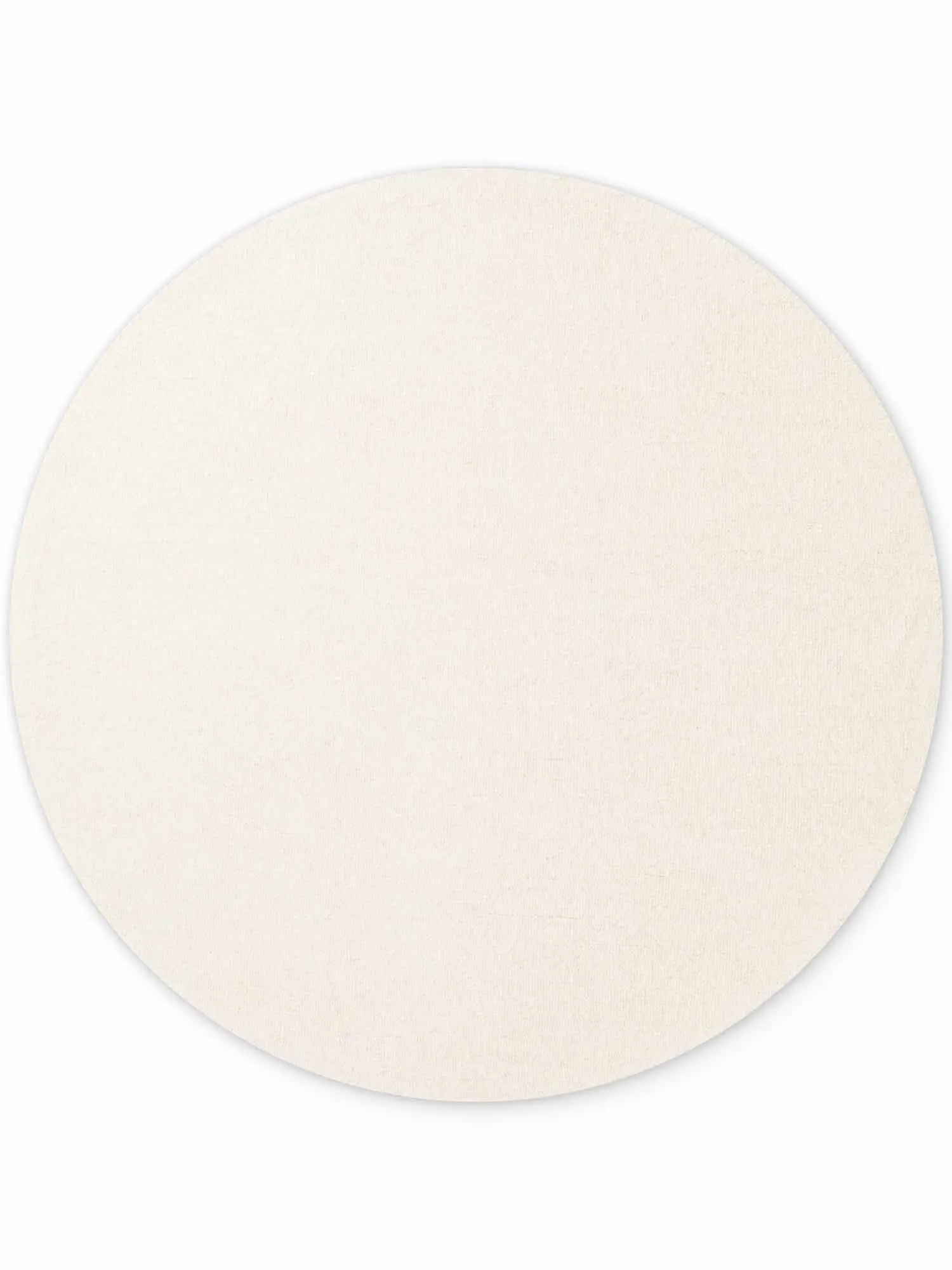 ELLE Decoration, Kusový koberec Puristic Knots 106318 Natural White kruh z kolekce Elle, 200x200 (průměr) kruh, bílá, ložnice