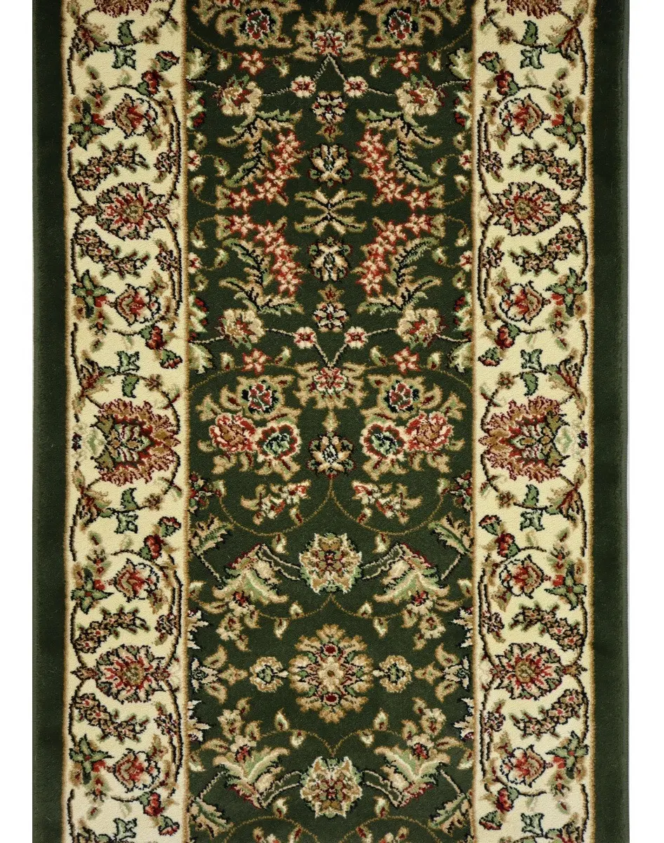 Berfin Dywany, AKCE: 120x80 cm Běhoun na míru Anatolia 5378 Y (Green) - obšitý ze všech stran, zelená, chodba / předsíň