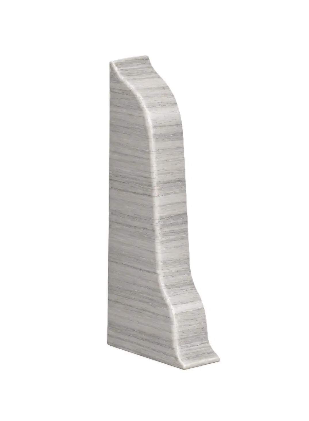 Döllken, Soklová podlahová lišta SLK50 W648 white oak 2,5 m, koncovka levá, šedá
