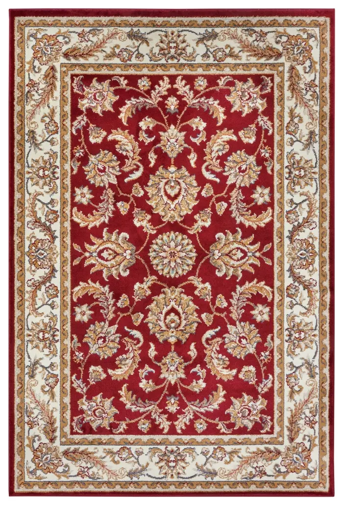Hanse Home, AKCE: 140x200 cm Kusový koberec Luxor 105642 Reni Red Cream, červená, ložnice