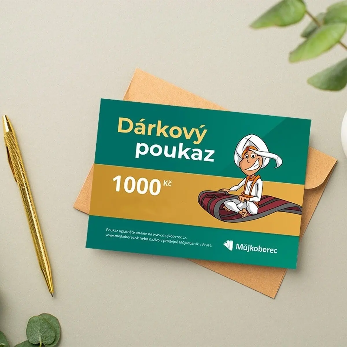 MK Original: Produkty s rodokmenem Dárkový poukaz Můjkoberec - 5.000 Kč