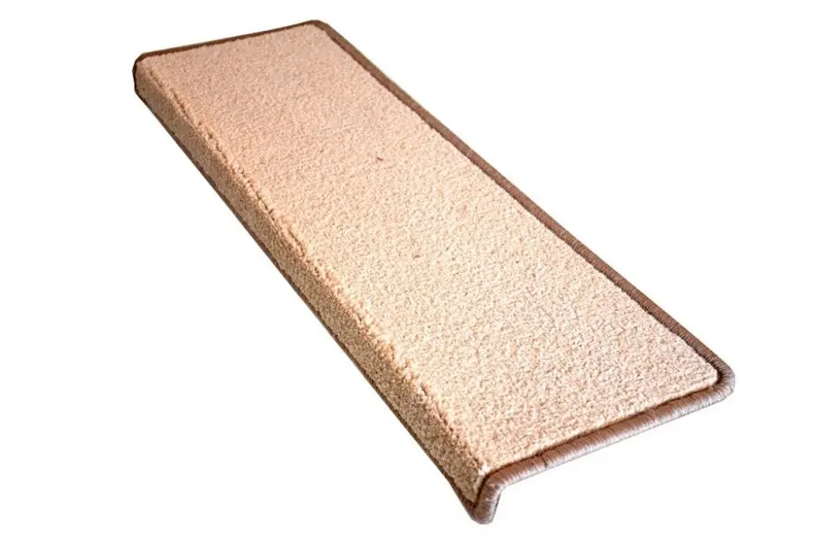 Vopi Nášlapy na schody Eton béžový obdélník, samolepící - 25x80 obdélník (rozměr včetně ohybu)