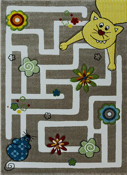 Berfin Dywany, Dětský kusový koberec Smart Kids 22303 Beige,