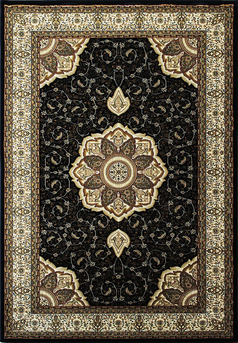 Berfin Dywany, Kusový koberec Anatolia 5328 S (Black),